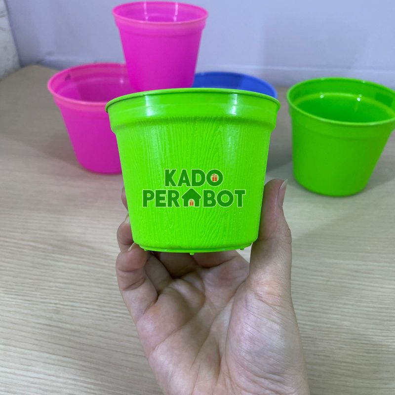 pot bunga mini - pot bibit bunga - pot plastik - pot tanaman mini