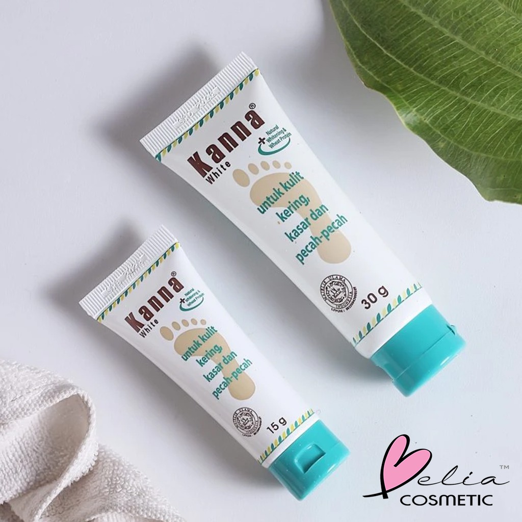 ❤ BELIA ❤ KANNA Soft Cream White Cream untuk kaki pecah -pecah bu Purbasari (✔️BPOM)