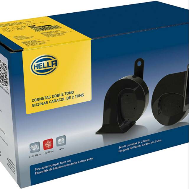 Klakson Keong 24Volt Hella Black