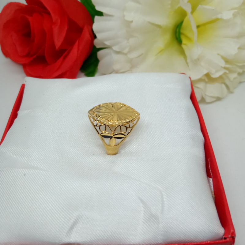 cincin wanita dewasa 23,cincin titanium asli anti luntur anti karat terbaru 2021,cincin Korea, cincin perhiasan wanita import,perhiasan mirip mas asli, perhiasan berlapis emas 24 k