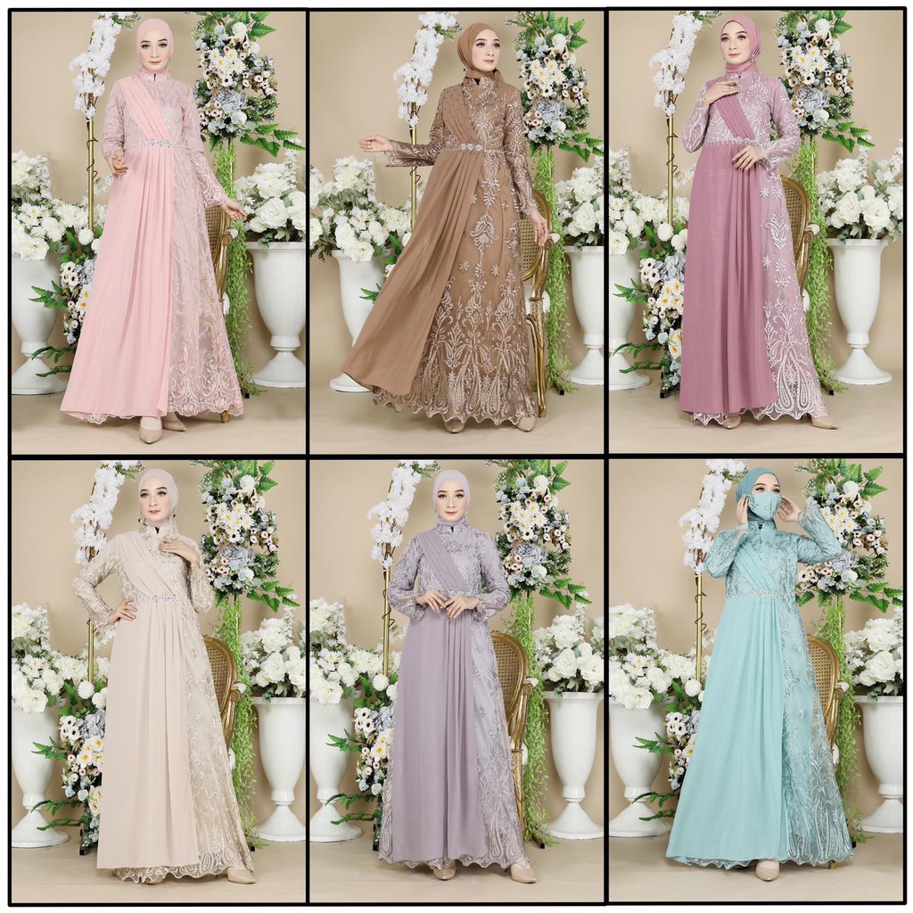 Sierra -  COUPLEAN IBU DAN ANAK DRESS MEWAH GAMIS KEKINIAN GAMIS LEBARAN SET BAJU COUPLE IBU DAN ANAK GAMIS MODERN GAMIS LEBARAN GAMIS KONDANGAN BAJU SERAGAM OUT FIT ANAK FASHION MUSLIM