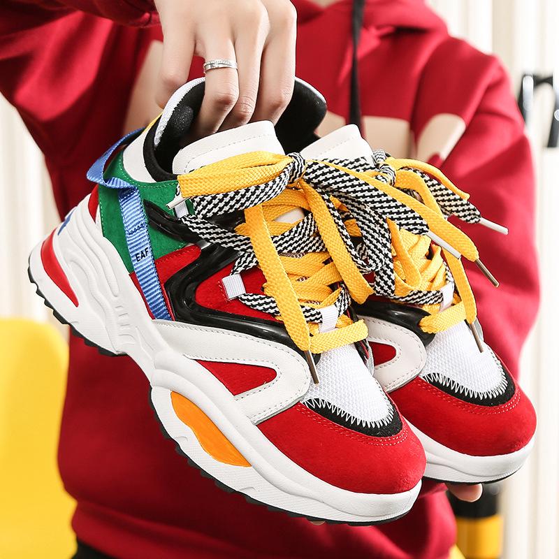  Sepatu  Sneakers  Wanita Model  Korea Ulzzang Casual Warna 