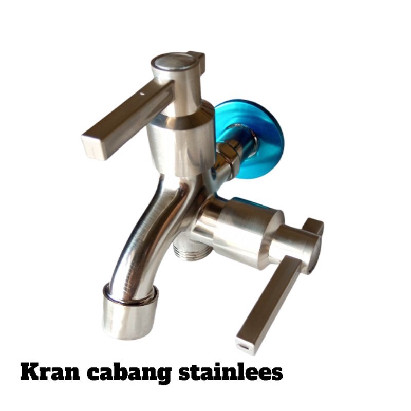 Kran Cabang Shower Stainless sus 304 Hermanh Kran Cabang Drat 1/2 Inch