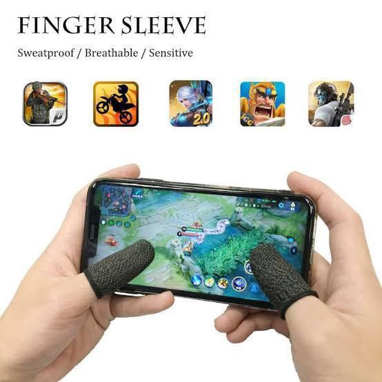 Sarung jempol game gamers finger sleeve sweatproof breathable sensitive