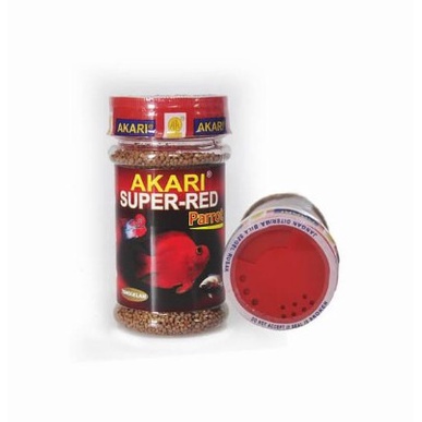 Pakan Ikan Akari Super Red Parrot 140gr pakan ikan hias