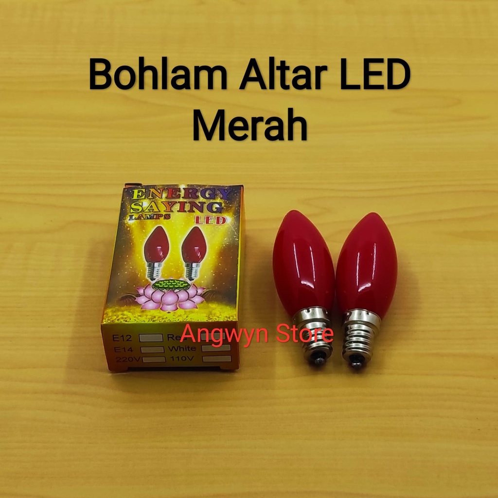 Bohlam Sembahyang Lampu LED Energi Saying Merah