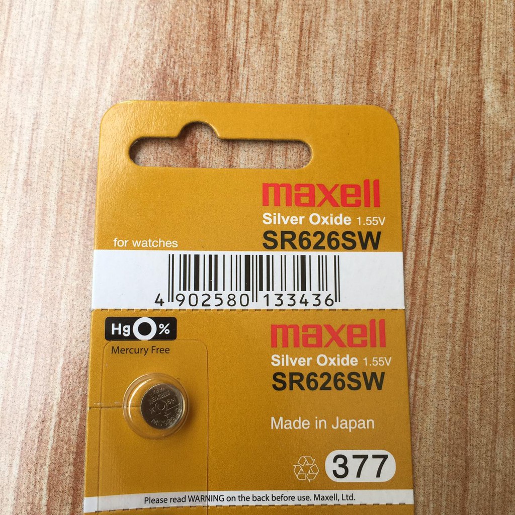 BATERAI MAXELL SR626SW 377 ORIGINAL - BATRE JAM TANGAN SR 626 SW