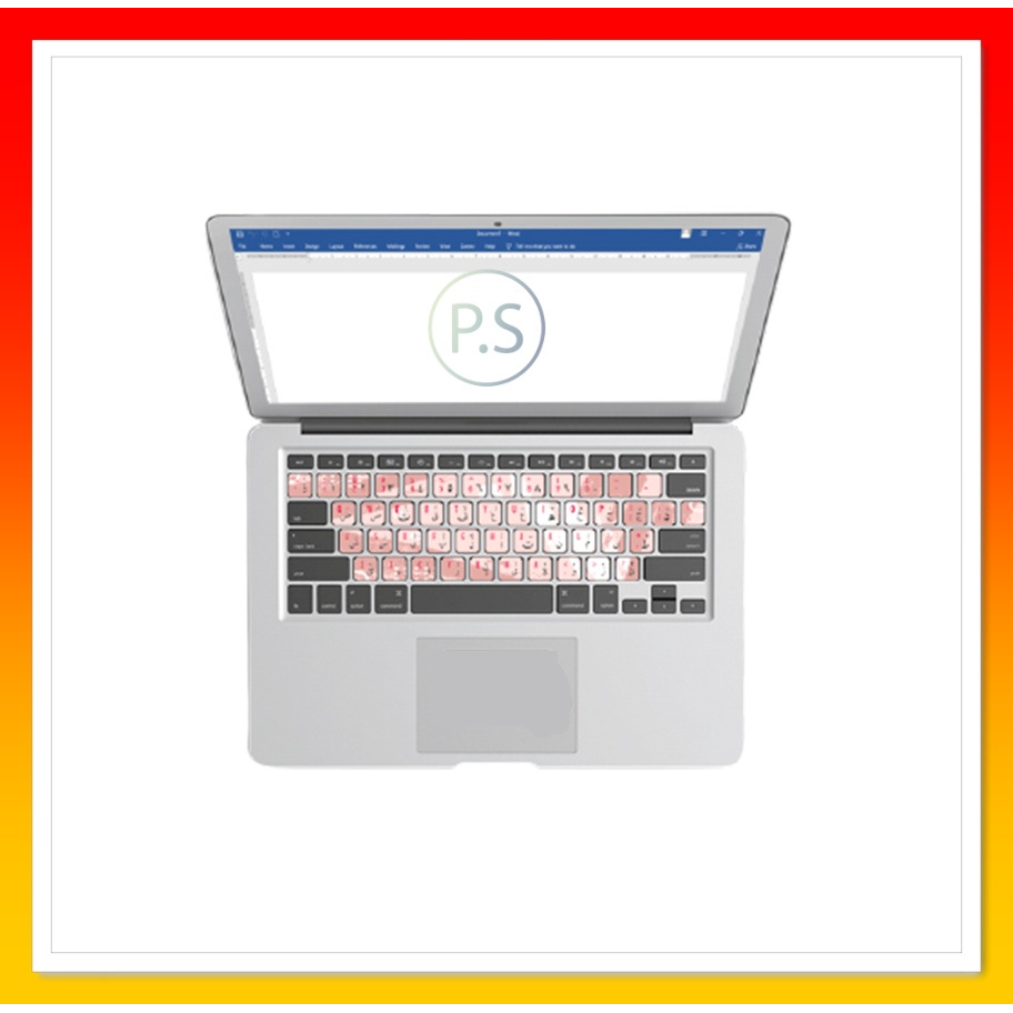 Stiker Keyboard Arab Sticker keyboard laptop dan komputer arabic Pinky