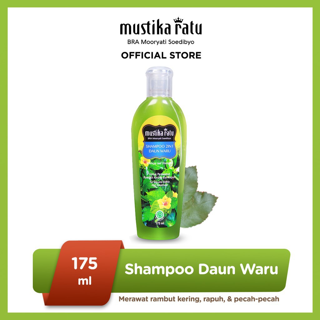 MUSTIKA RATU SHAMPOO 2 IN 1 DAUN WARU 175 ML @MJ