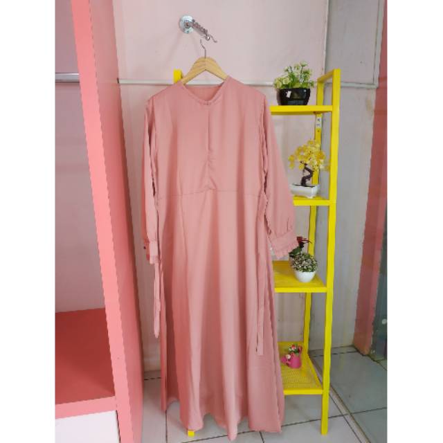 Baju gamis set khimar maxmara premium