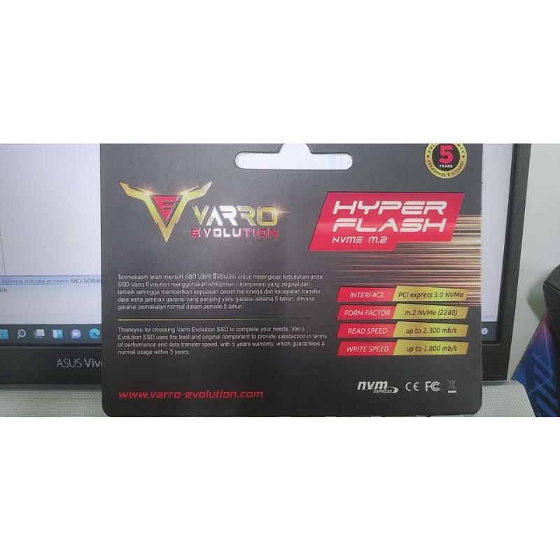 SSD NVMe 2280 128 GB