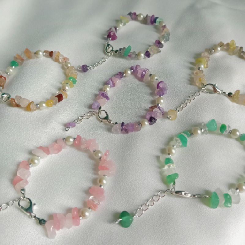 Yoful Gemstone Bracelet / Gelang Gemstone / Gelang / Fashion Wanita / Aksesoris