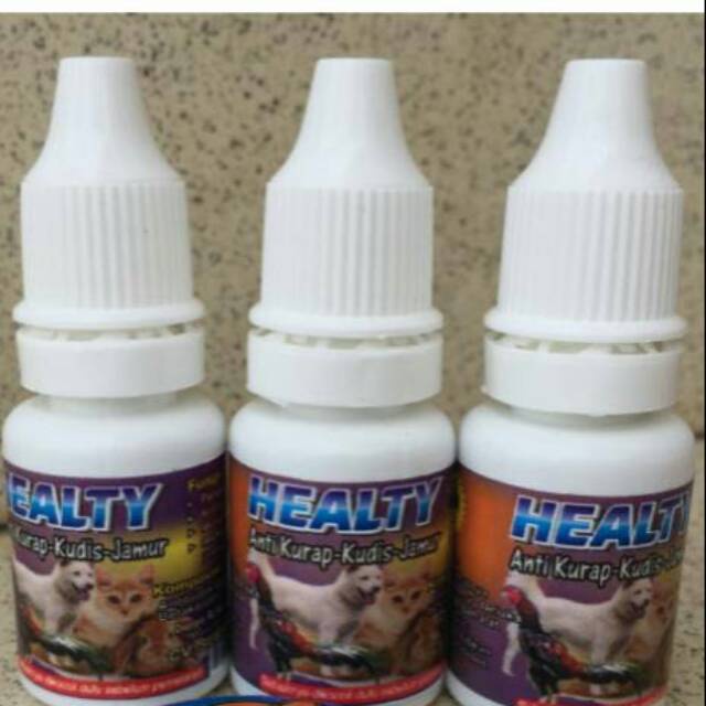 Obat Kurap Kudis Jamur Healty pada Hewan