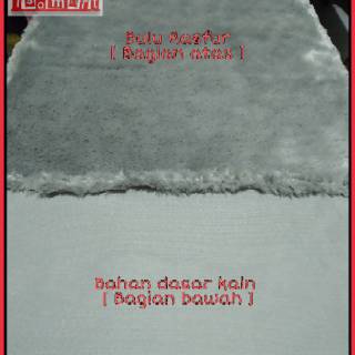 TAPLAK MEJA  BULU TEMPAT TISU BULU RASFUR UK 150  x 45 Cm  