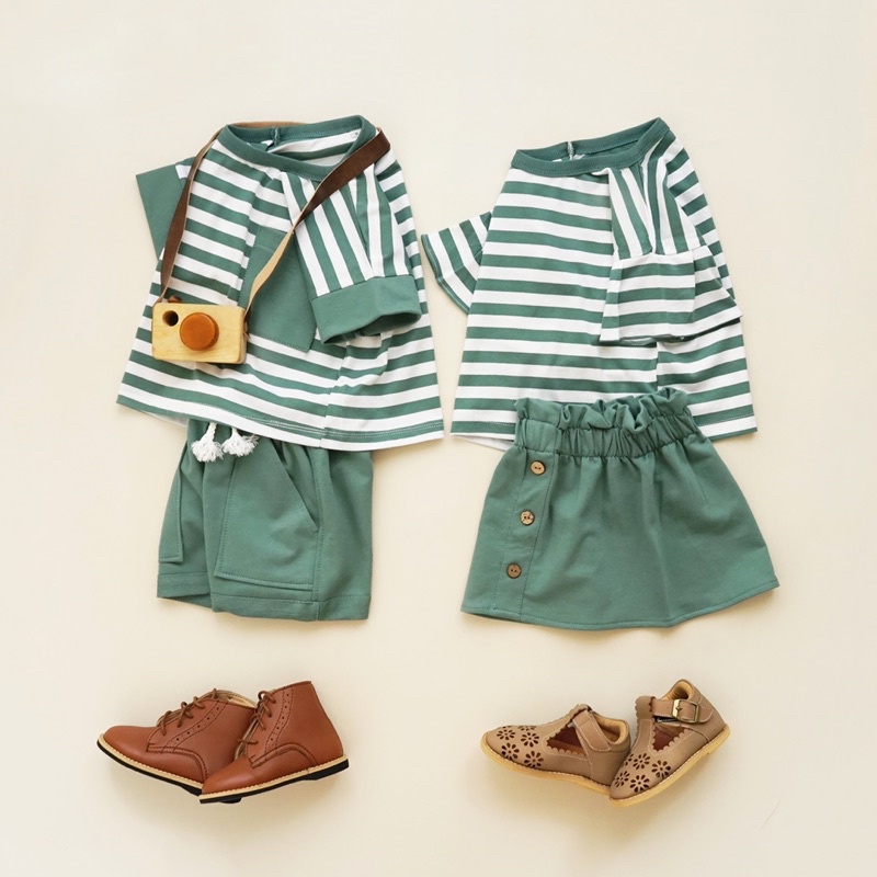 FURY STRIPE COUPLE SERIES Baju Anak Laki Perempuan Main