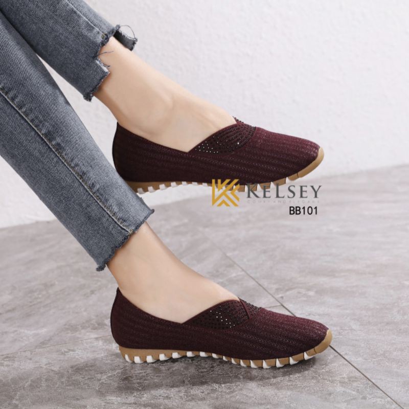 Kelsey Sepatu Slip On Wanita BB101