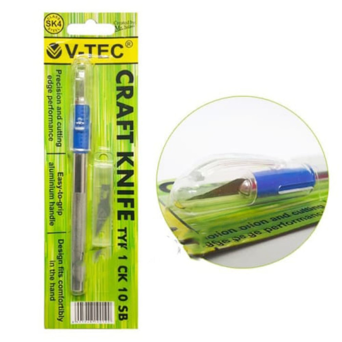 

PISAU UKIR V-TEC CRAFT KNIFE TYPE CK-10 SB