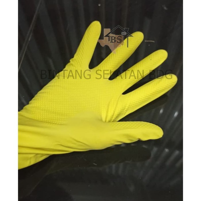 SARUNG TANGAN KARET RUBBER GLOVES LATEX GLOVES 1 PASANG