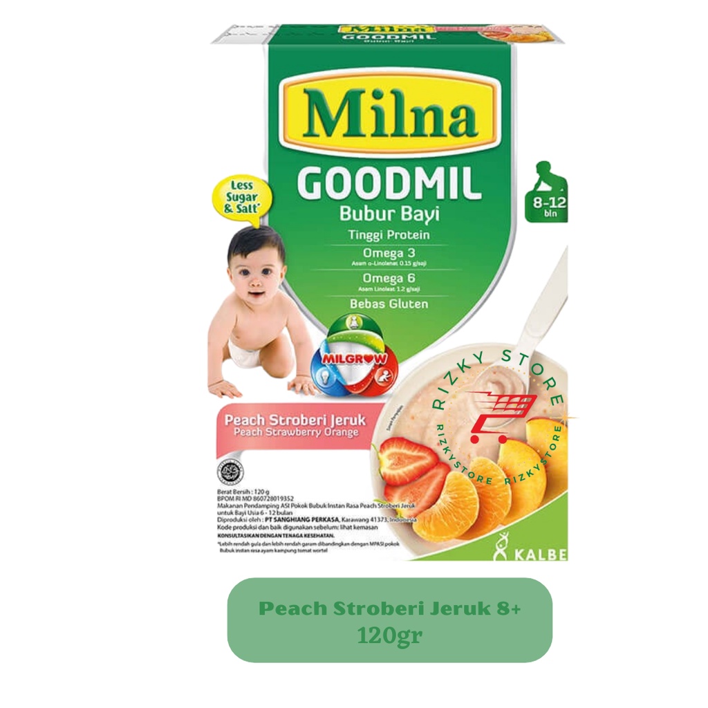 MILNA BUBUR BAYI GOODMIL Tanpa Susu Sapi 120gr