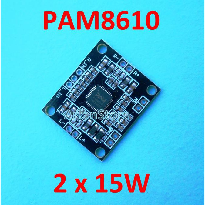 BE5T QUALITY Board PAM8610 2x15W Stereo Mini Power Amplifier 2 Channel Class D