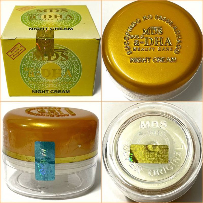 CREAM WAJAH ADHA GOLD MALAM ATAU CREAM DHA GOLD KHUSUS MALAM( eceran)