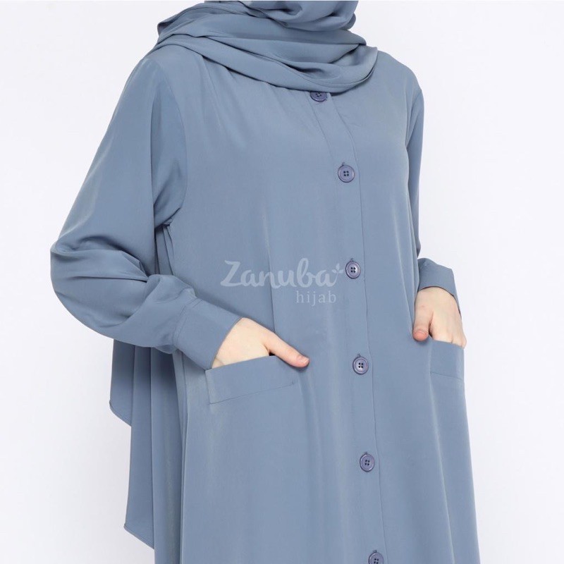 Button Set gamis set Zanuba Hijab