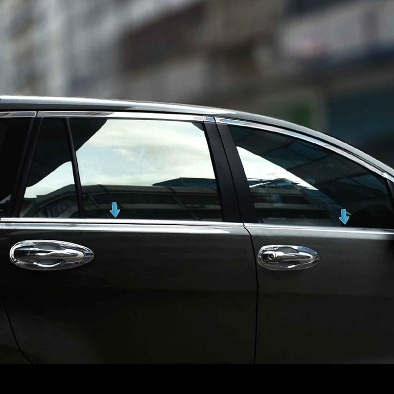 List Chrome Moulding Jendela Pintu Mobil Silver Universal