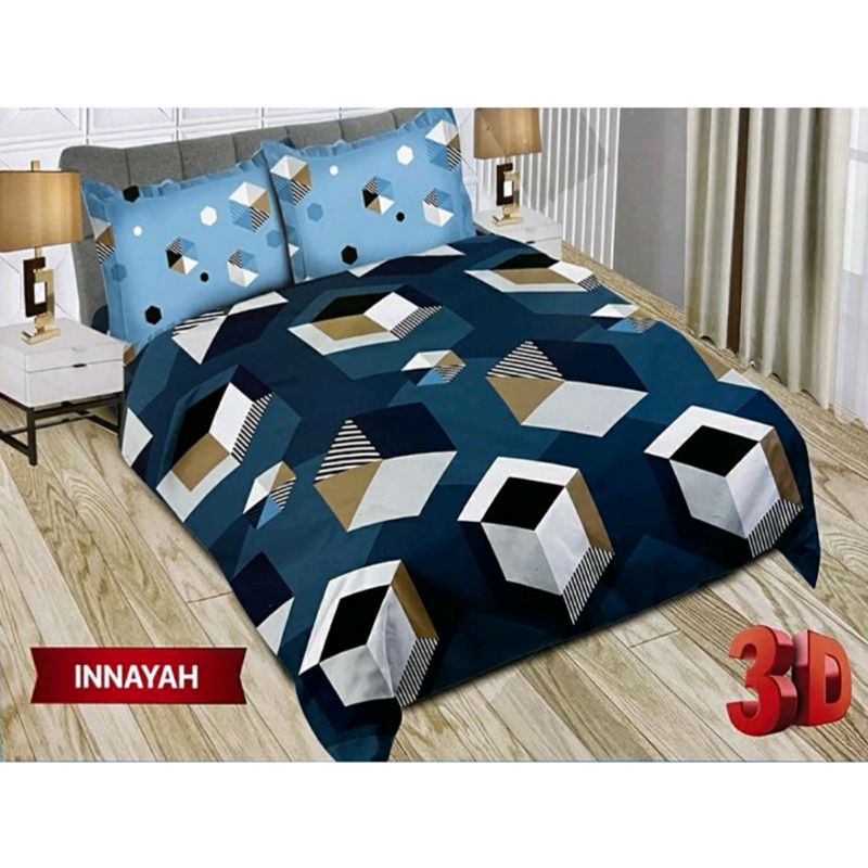 Sprei Bonita 3D no 1 uk 180x200 motif Innayah