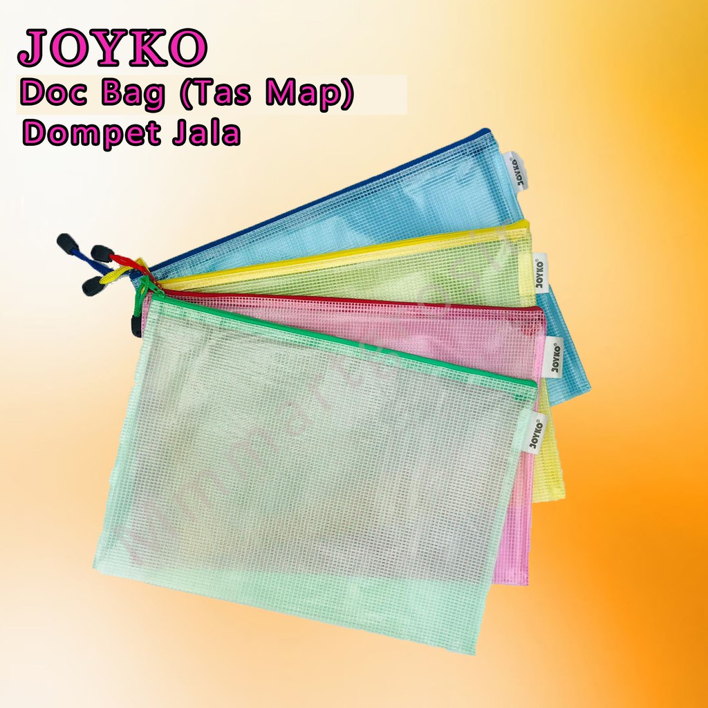 

Zipper Bag / Kantong Dokumen Resleting / Dompet Serbaguna (JARING)DCB-33A5 Ukuran 23,5 x 17,3 cm