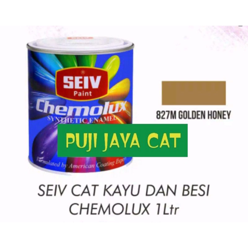 SEIV 827M GOLDEN HONEY DOFF CAT BESI DAN KAYU 1L