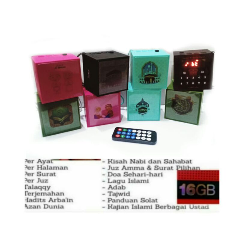 Speaker persegi alquran terlengkap digital hafalan quran terbaru murottal 30 juz anak hafalan cerama