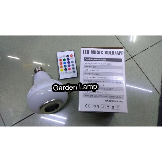 LED MUSIC BULB BLUETOOTH - BOHLAM LED MUSIK