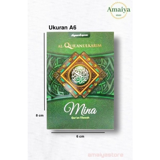AL QURAN TILAWAH MINA SYAAMIL QURAN UKURAN A6 / QURAN TILAWAH / QURAN SAKU