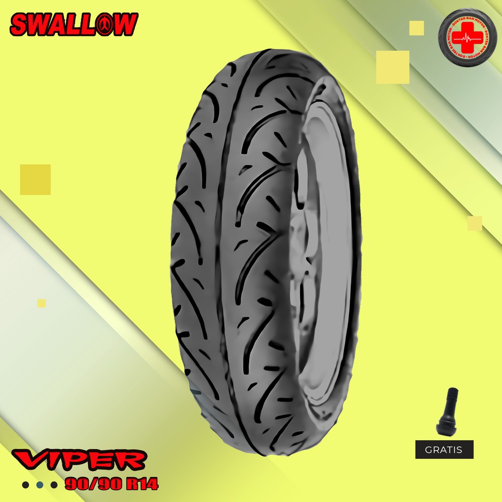 Ban Motor Matic // SWALLOW VIPER 90/90 Ring 14 Tubeless