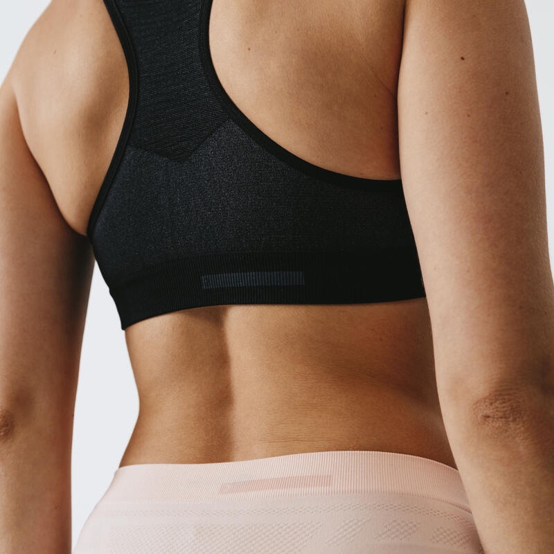 KALENJI Basic Sport Bra Crop Top Wanita Olahraga Lari Yoga