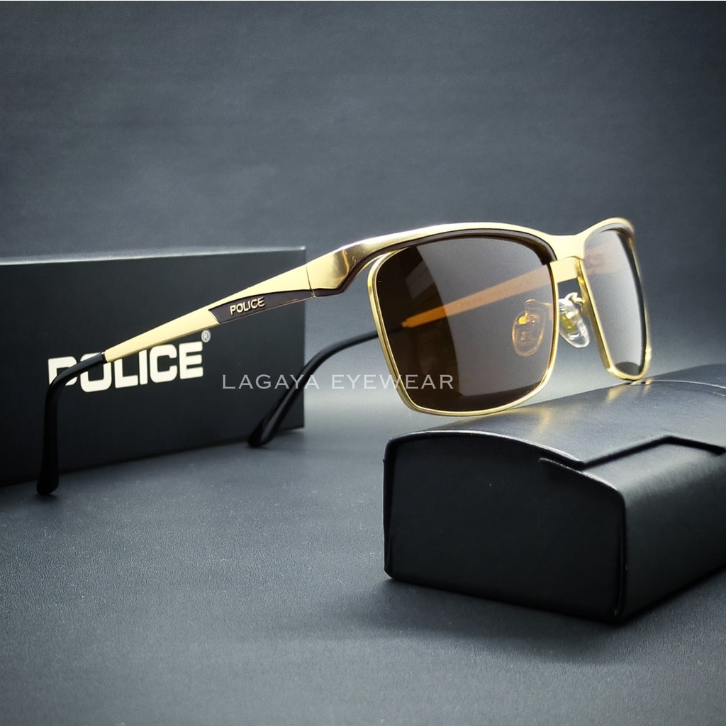 KACAMATA SPORT FASHION AKSESORIS TERBARU LENSA ANTISILAU ANTIRADIASI POLARIZED POLICE 7868