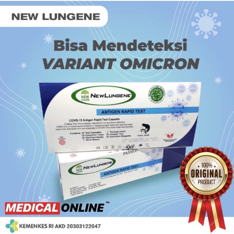 Rapid Test Antigen New Lungene (Omicron) - 1pcs