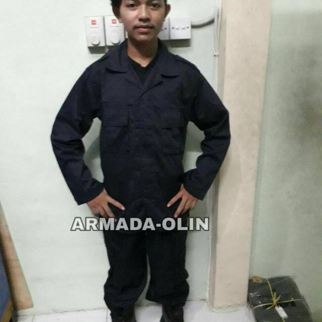 Seragam security PDL hitam risptok | Seragam PDL Ripstok biru security | seragam pdl satpam hitam