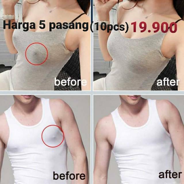 Penutup Puting Payudara Pria Wanita Nipple Pad Cover / Nipple Sticker 002