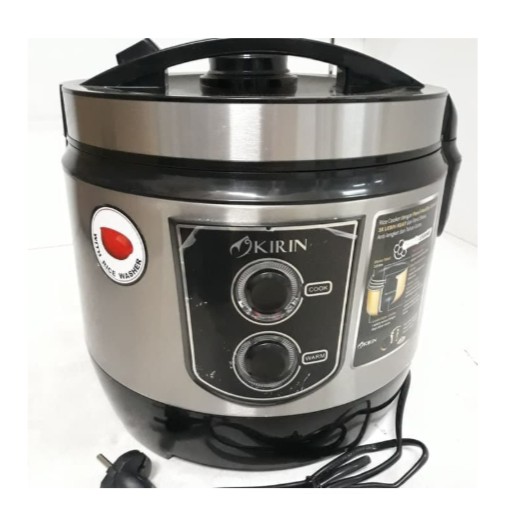 Kirin Rice Cooker / Magic Com Ceramic 2 Liter KRC-390 SL Silver 2L