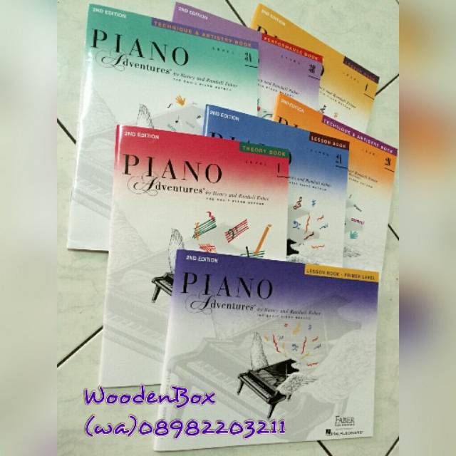 Piano Adventures Faber Lesson Book Level Primer 1 2a 2b 3a ...