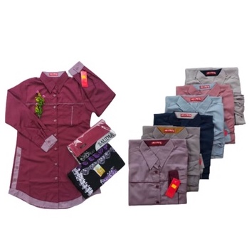 Setelan Baju Santri Putri Satu Set Tunik Al Mya
