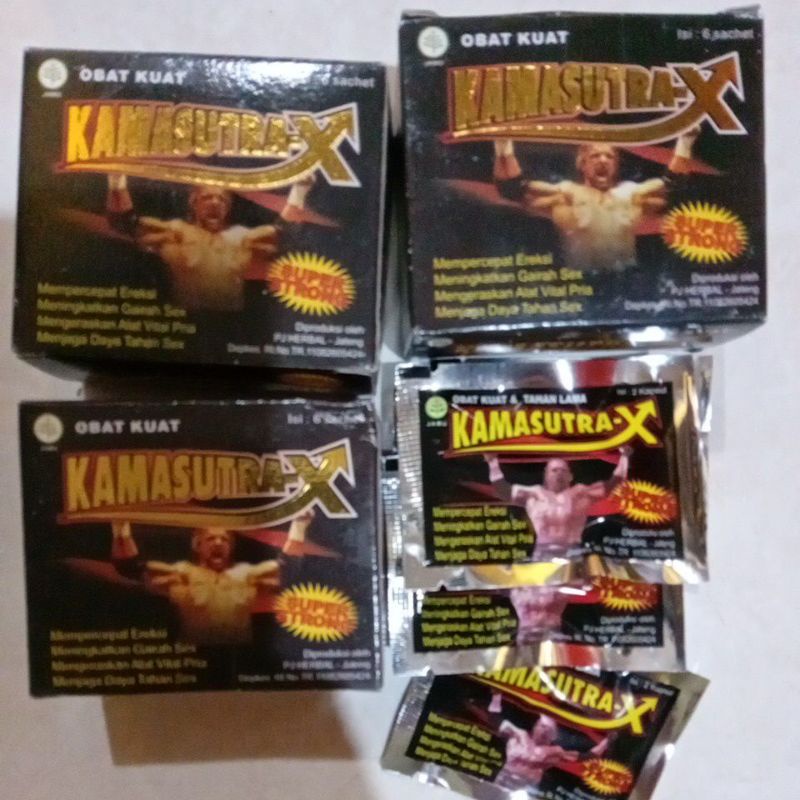 OBAT KUAT KAMASUTRA-X,isi6sachet