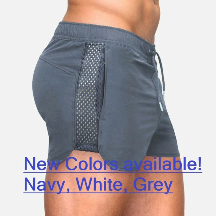 Celana Pendek Celana Gym Pria, Celana Pendek Pria, Celana Pendek Fitness - XL, Biru (X3F0) Keren Hit