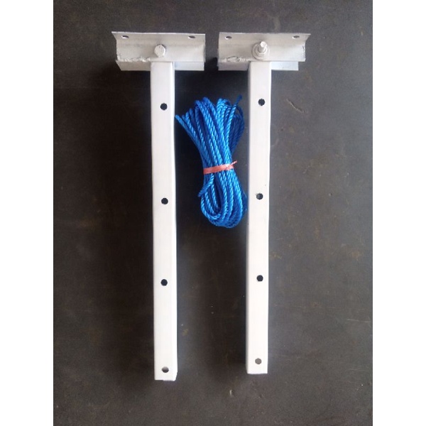 Jemuran baju jemuran dinding rak baju bonus tali jemuran 10 meter