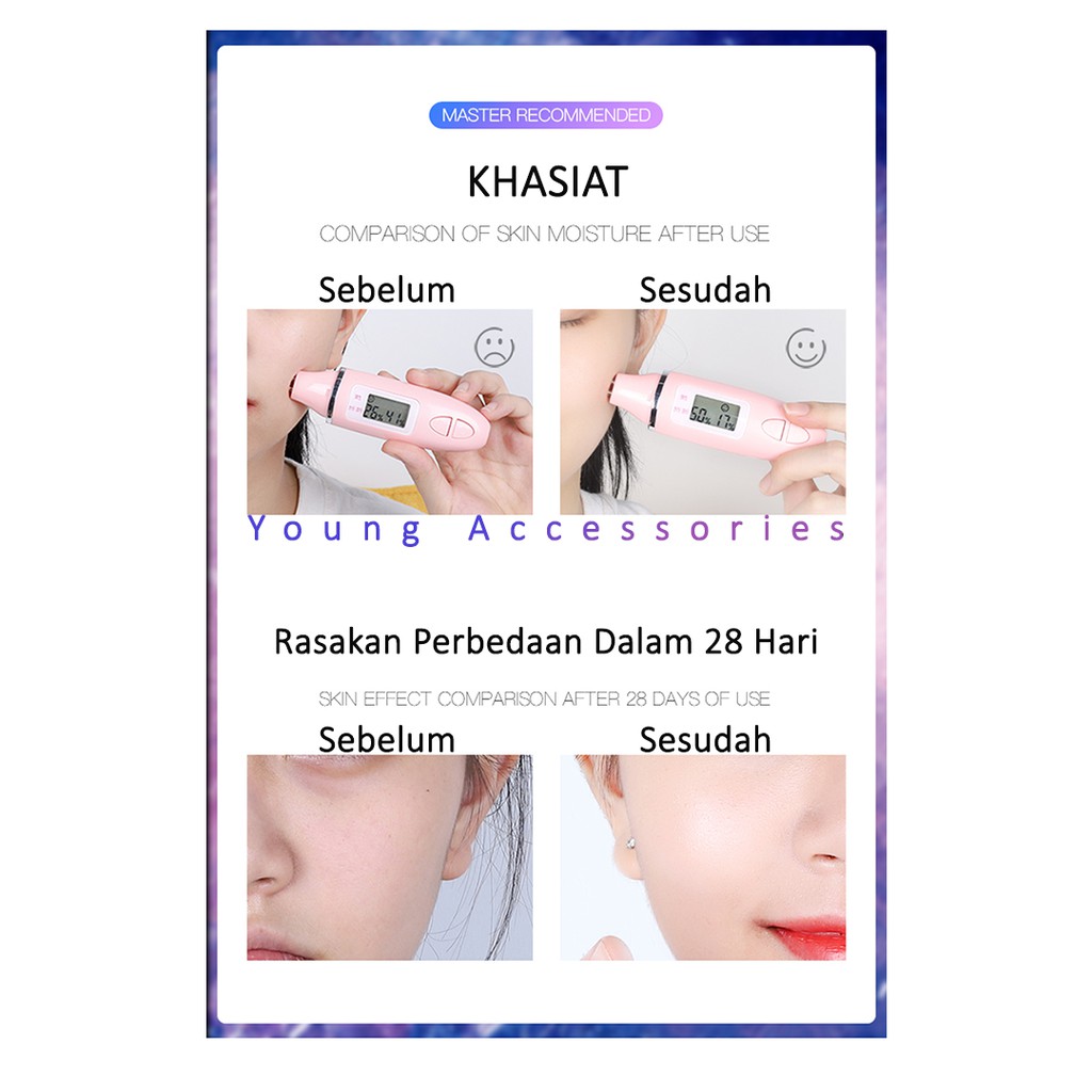 [PER PAK] Water Serum Essence Mask Perawatan Wajah Paket 1 Bulan