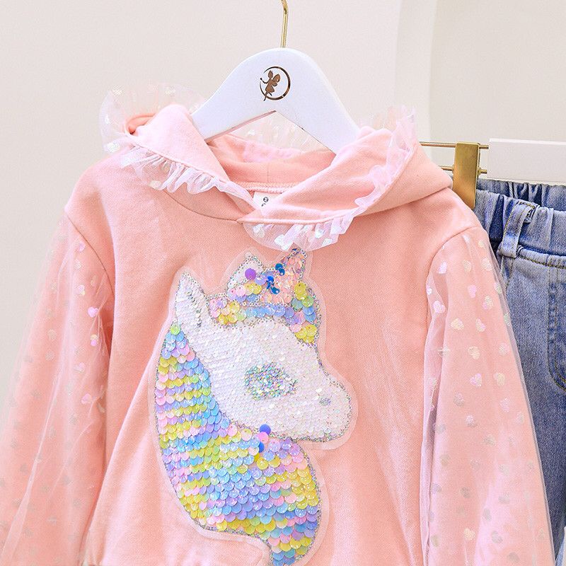 (LOLI-JKT)BS-132 STELAN IMPORT ANAK CEWEK UNICORN SQUIN 100-140