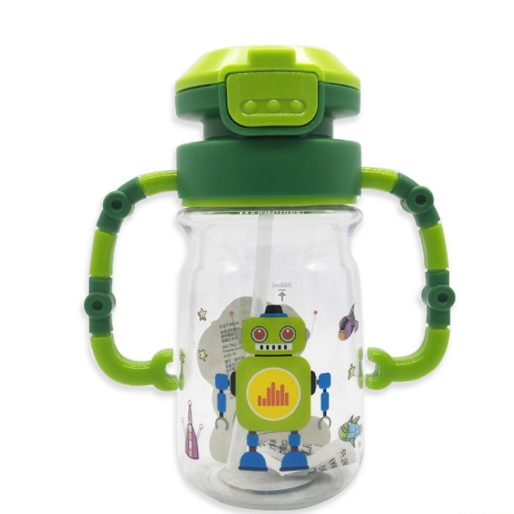 Botol Minum Anak Lucu Karakter Robot 450ml - Botol Minum H57