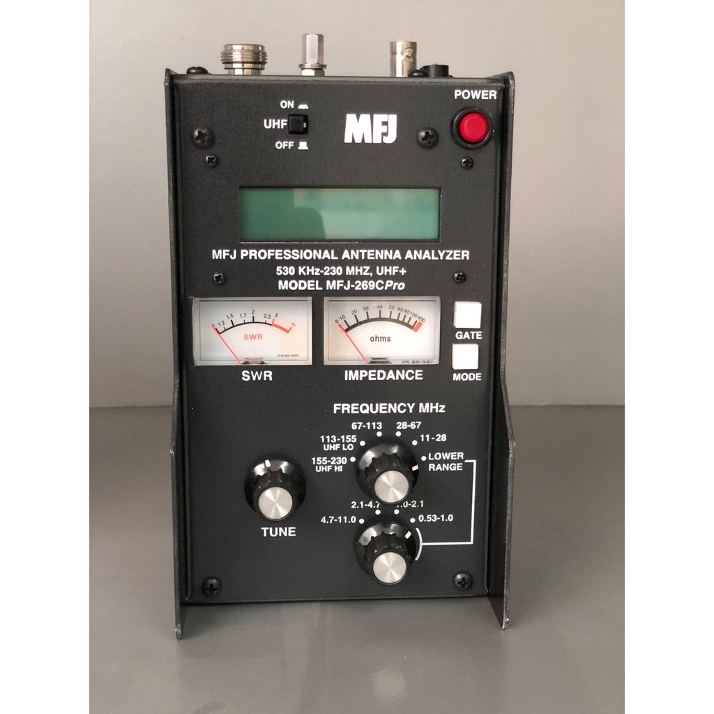 MFJ 269C SWR ANALYZER : 0.5-230MHZ/415-470MHZ:N-F BARU GARANSI 6 BULAN RESMI