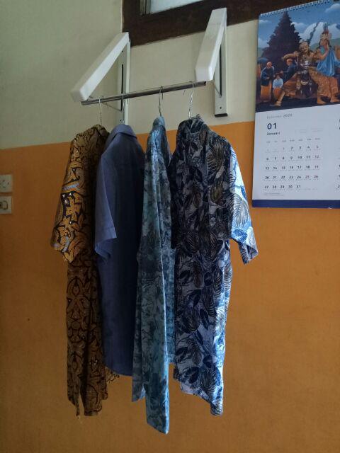 Gantungan Baju Besi/multifunction Clothes Hanger Hidden Type